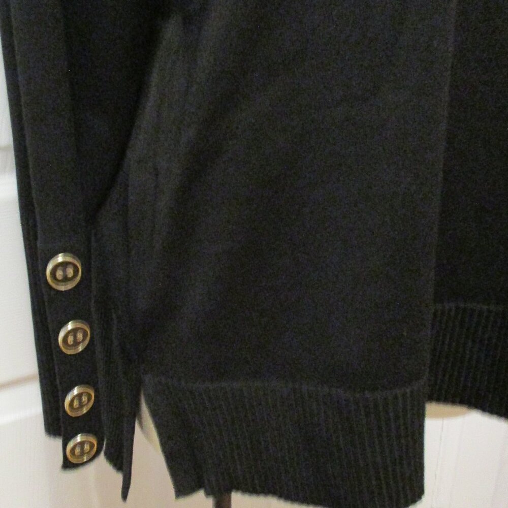 NEW Melissa Paige Classic Pullover Sweater Cuff Button Accents Size 1X NWT - Picture 4 of 5